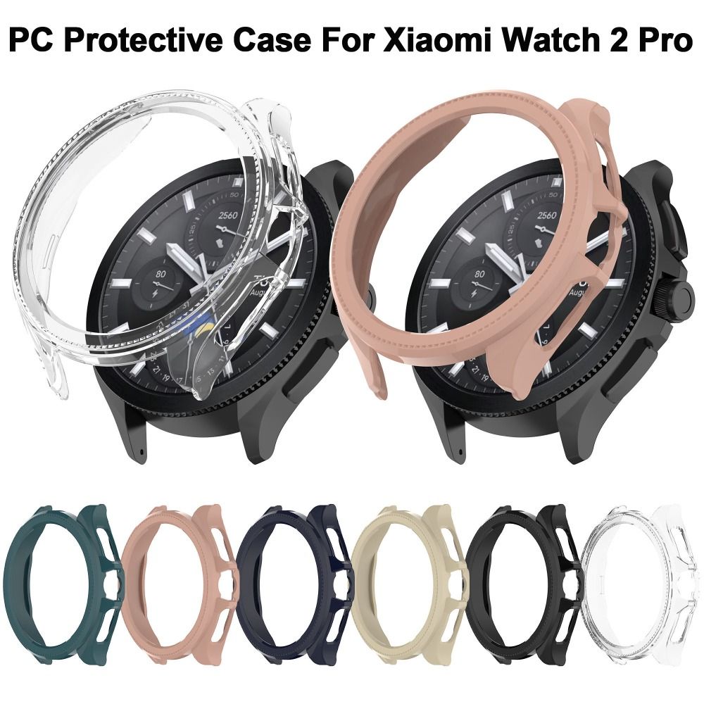 Xiaomi Smartwatch Accessories - Xiaomi Watch 2 Pro用スクリーンプロテクター,ハードシェル付き,スマートウォッチアクセサリー,PCファッション