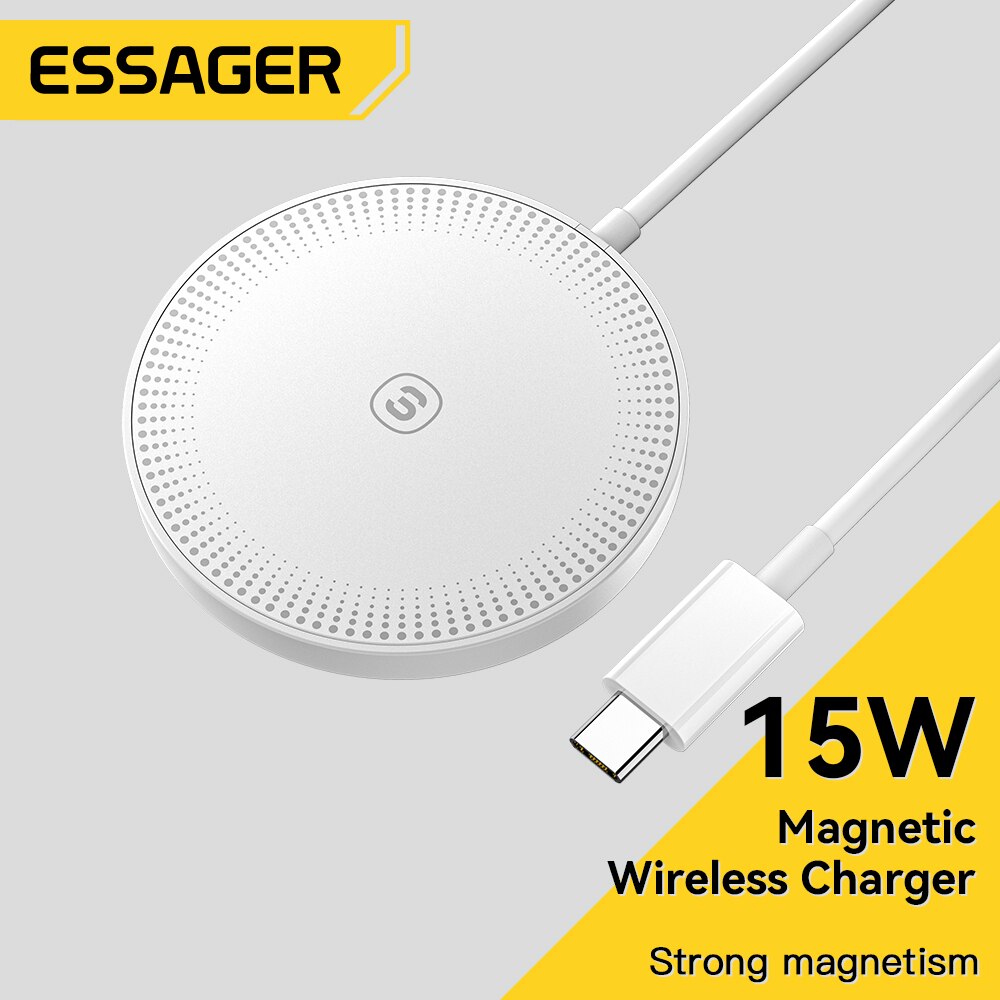 Wireless Charger Watch - Essager-磁気充電器,ワイヤレス,急速充電,iPhone 14 13 12 pro max