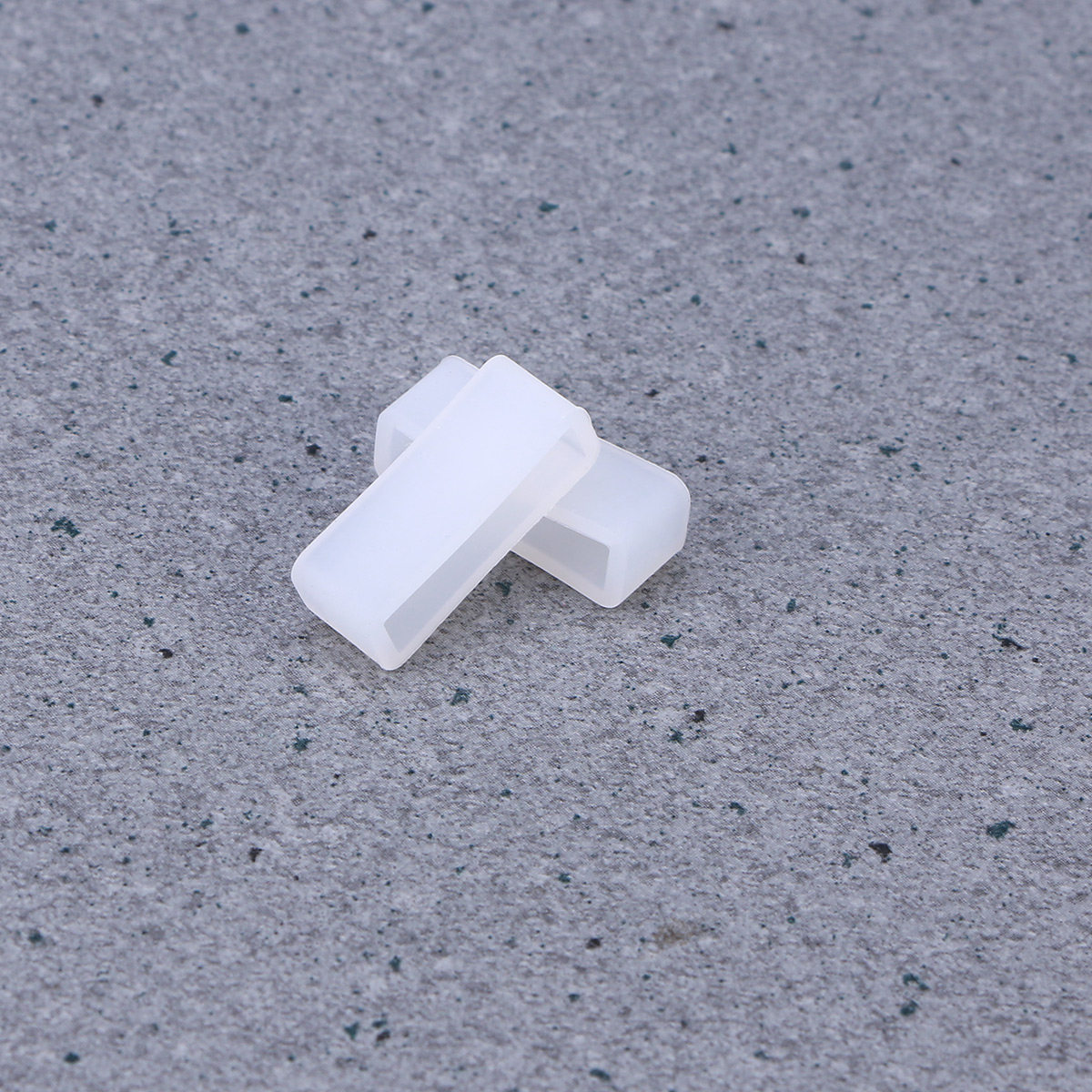 Silicone Band Replacement - 6個入り 20mm フレキシブルシリコン製腕時計ストラップループ 交換用コネクター バンド用 クイックフィットツール