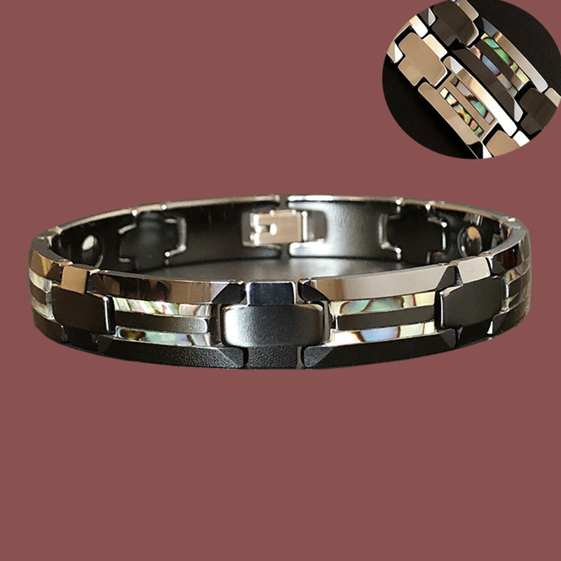 10 ミリメートル Havey パンクブラックセラミックブレ - Ceramic Link Bracelet のレビューと価格
