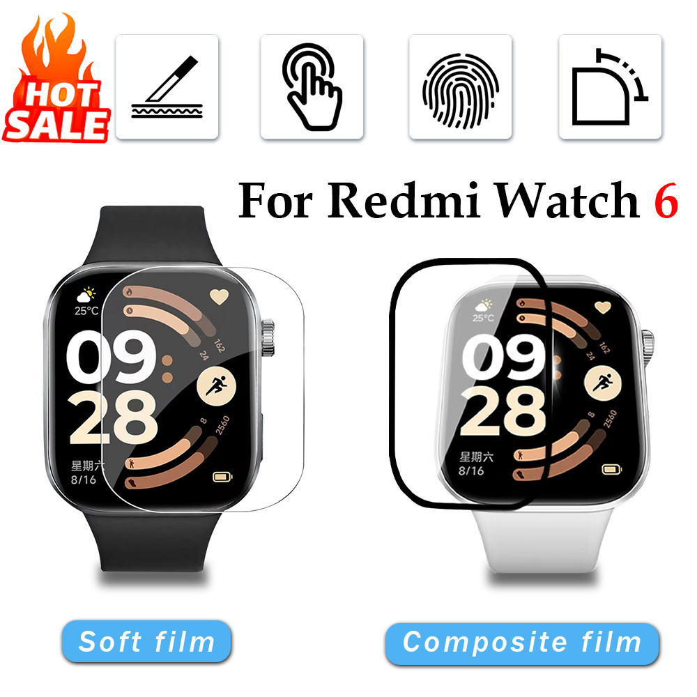 1-5 個のソフトフィルム Xiaomi Redmi Wat - Xiaomi Smartwatch Accessories のレビューと価格
