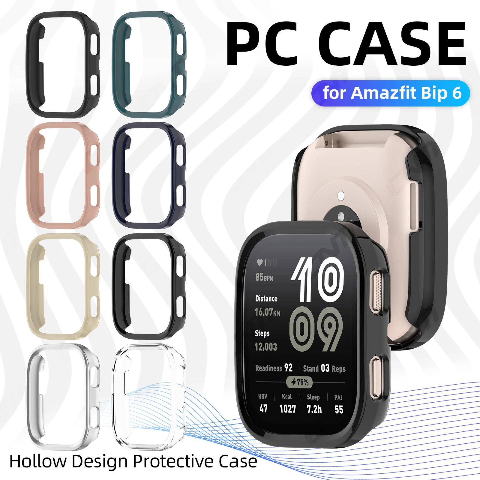 Amazfit BIP 6 用 PC ハードケース、Amaz - Amazfit Smartwatch Accessories のレビューと価格