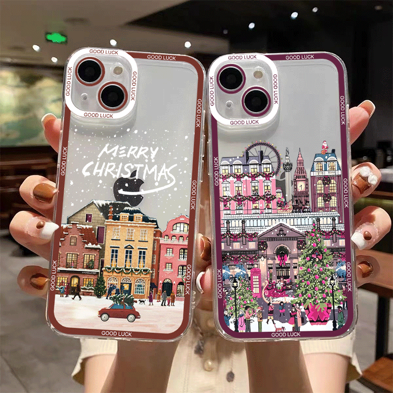 冬の新年 クリスマス 街並み 風景 スマホケース Xiaom - Xiaomi Redmi Note 13 のレビューと価格