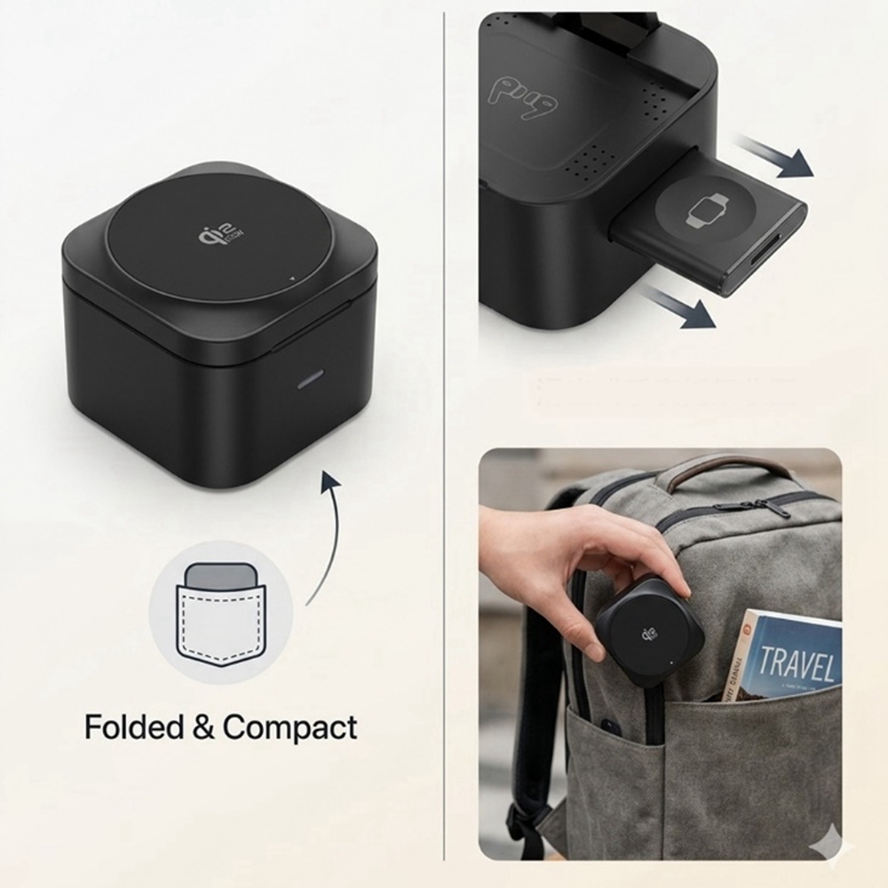 Qi2.2 3in1 マグネティックワイヤレス充電ステーショ - Wireless Charger Watch のレビューと価格