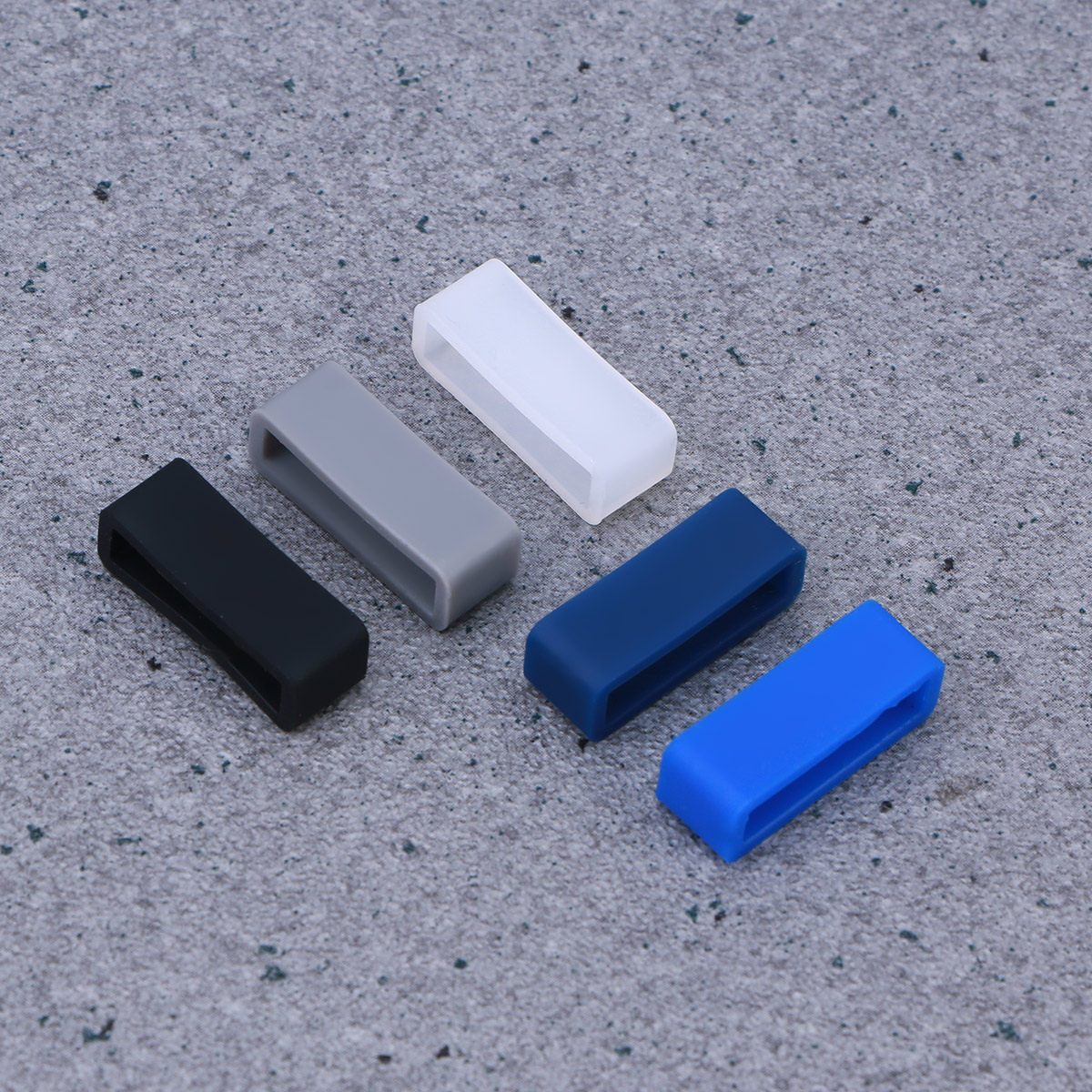 6個入り 20mm フレキシブルシリコン製腕時計ストラップル - Silicone Band Replacement のレビューと価格