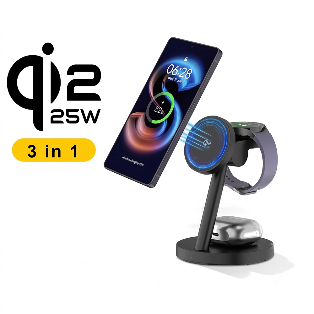 Qi2.2 25W マグネティック高速ワイヤレス充電ドック（ - Wireless Charger Watch のレビューと価格